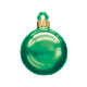 grote kerstbal groen