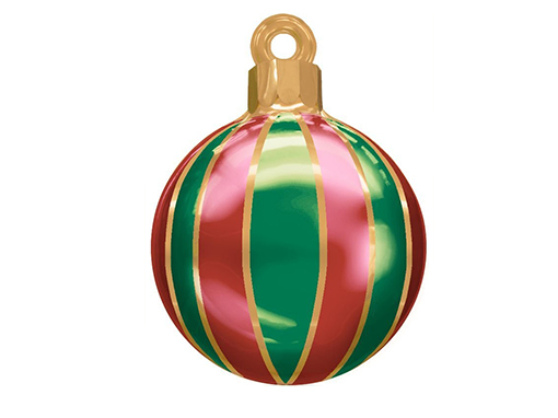 Grote kerstballen, reuze kerstballen en meer winkel decoratie kopen en